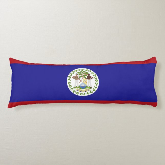 Coussins Longs Drapeau du Belize (Devant)