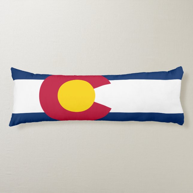 Coussins Longs Drapeau du Colorado (Devant)