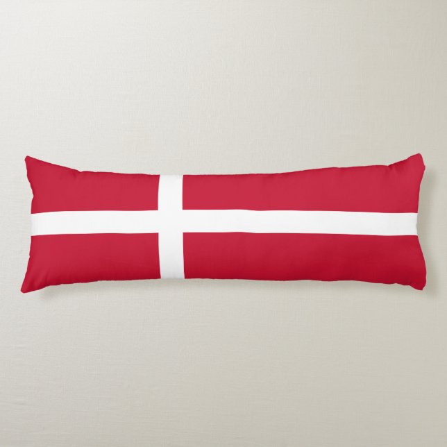Coussins Longs Drapeau du Danemark (Devant)