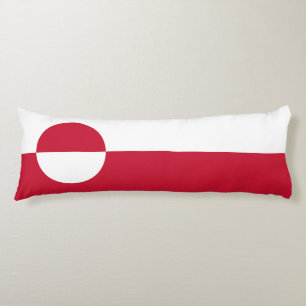 Coussins Longs Drapeau du Groenland