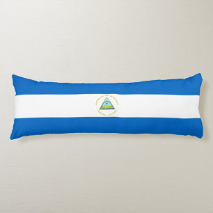 Coussins Longs Drapeau du Nicaragua