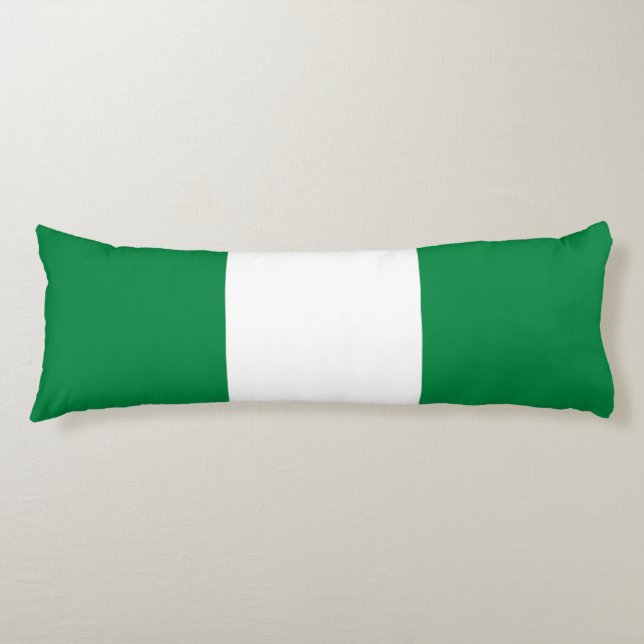 Coussins Longs Drapeau du Nigeria (Devant)