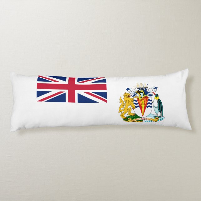 Coussins Longs Drapeau du territoire antarctique britannique (Dos)