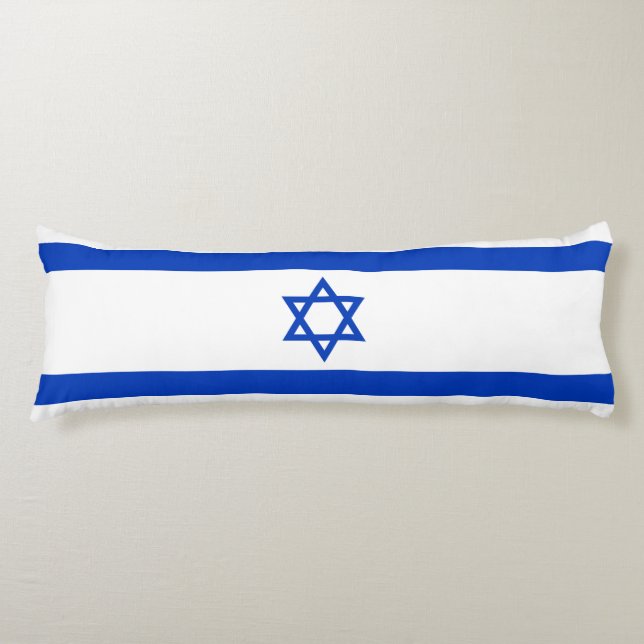 Coussins Longs Drapeau Israël (Devant)