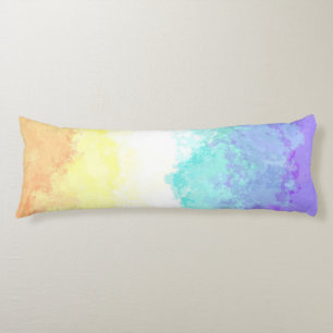 Coussins Longs Drapeau marbré Tourbillonnant Boho Abstrait Gender