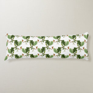 Coussins Longs Elégante feuille de chêne et maïs