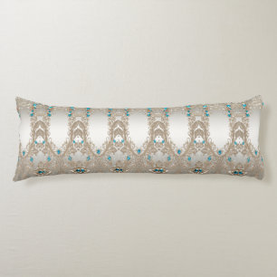 Coussins Longs Embellister Gold Blue Stones Body Oreiller
