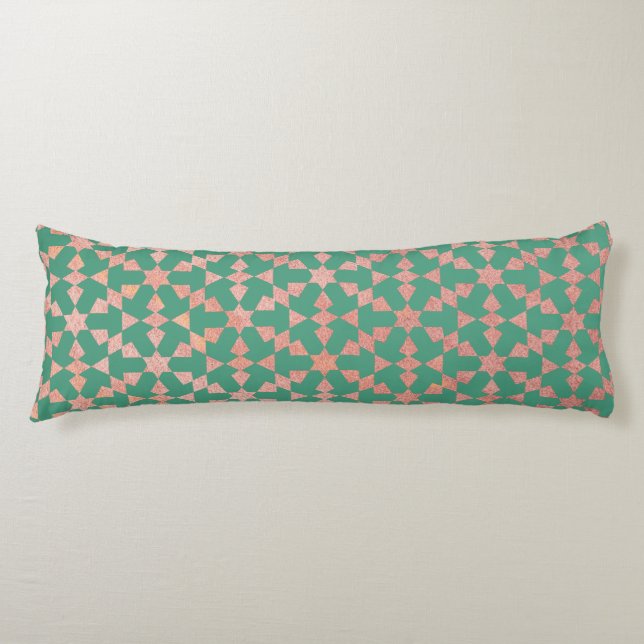 Coussins Longs Ethnic Marocain Motif géométrique (Devant)