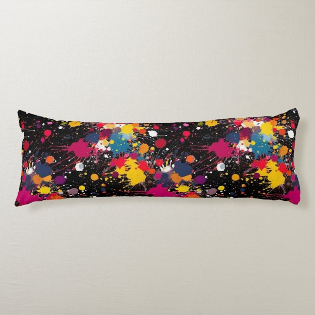 Coussins Longs Explosion de couleur (Devant)