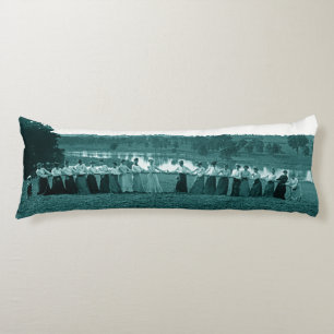 Coussins Longs Femme des années 1890 Tug-O-War Fox River vert