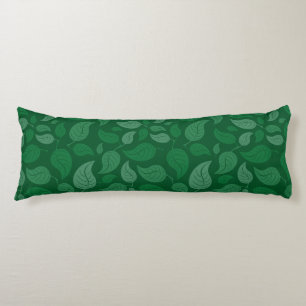 Coussins Longs Feuilles verts