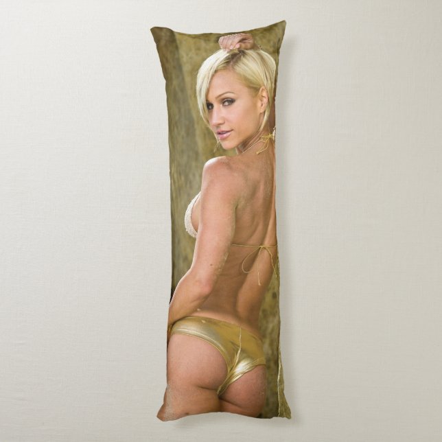 Coussins Longs Fille chaude de forme physique (Dos (Vertical))