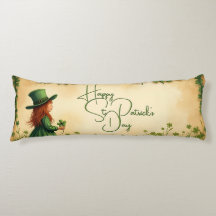 Fille de la Saint Patrick avec Shamrock