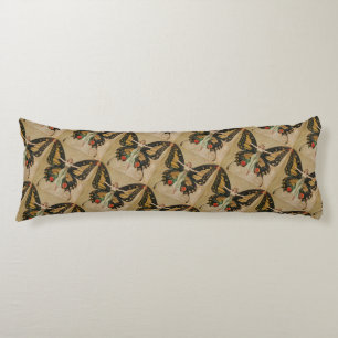 Coussins Longs Fille papillon de Leyendecker Art Déco vintage