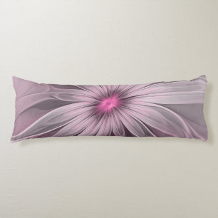 Coussins Longs Fleur de fantaisie Art abstrait de prune floral fr
