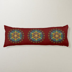 Coussins Longs Fleur de vie / Blume des Lebens - Mandala III