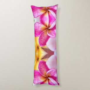 Coussins Longs Fleur rose