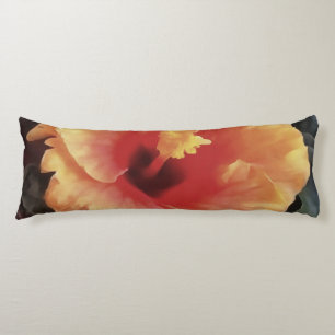 Coussins Longs Fleur Rose chinoise Fleur Artistique Florale