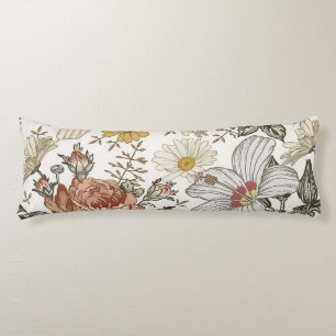Coussins Longs Fleurs magnifiques