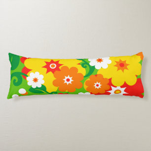 Coussins Longs Fond d'écran Funky Flower Power