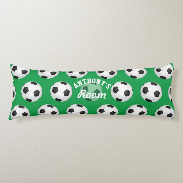 Coussins Longs Football ou football personnalisé (Devant)