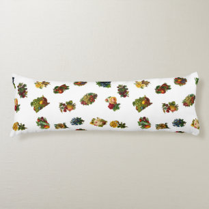 Coussins Longs Fruits et fleurs vintages