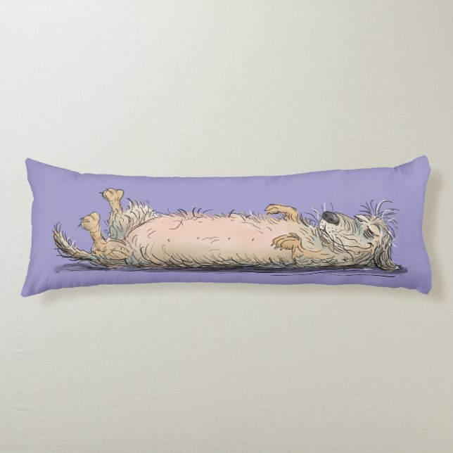 Coussins Longs Funny Dachshund Dog Body Pillow (Devant)
