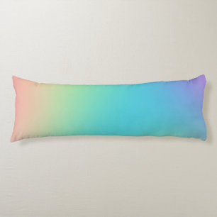 Coussins Longs Gradient arc-en-ciel magnifique