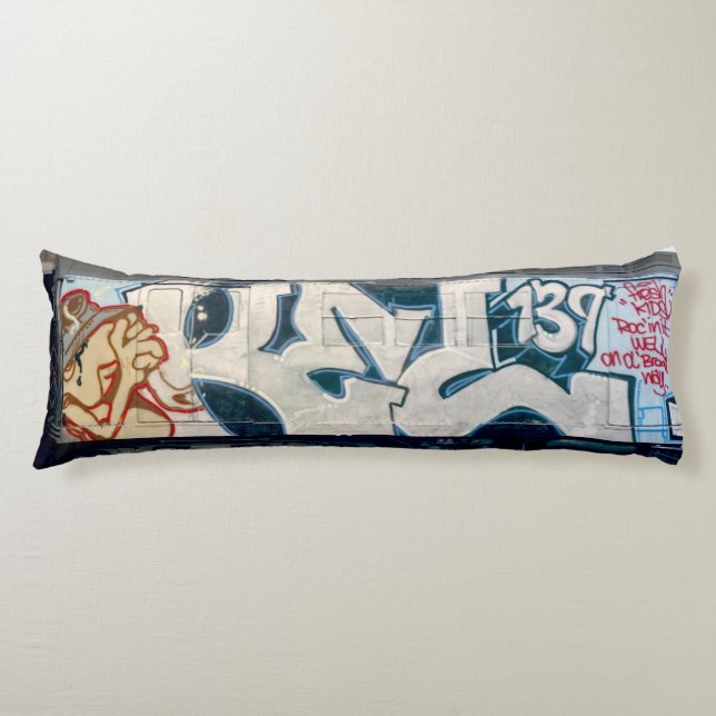 Coussins Longs Graffiti pour enfants frais (Devant)