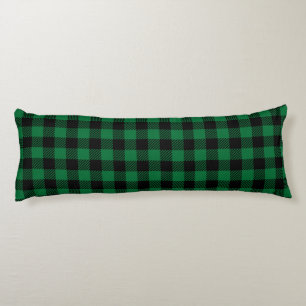 Coussins Longs Grand Buffle noir vert Plaid Décor de ferme