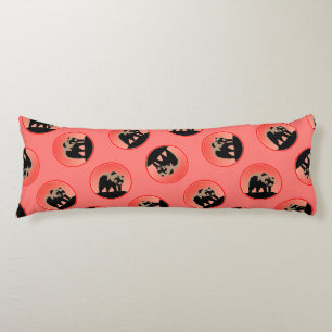 Coussins Longs Grizzly Bear au coucher du soleil - Art original d