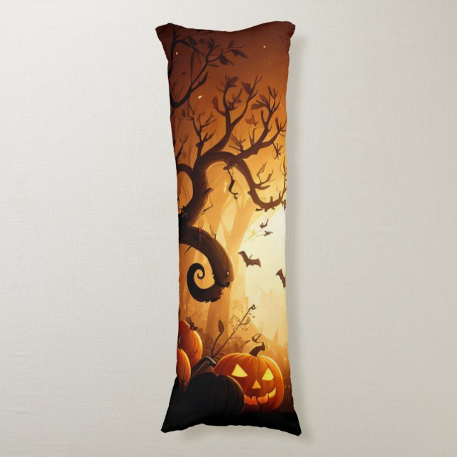 Coussins Longs Halloween/chauve-souris/Citrouille/automne (Devant (Vertical))