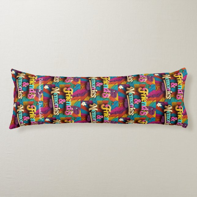 Coussins Longs "Happy Memories Only" (Devant)