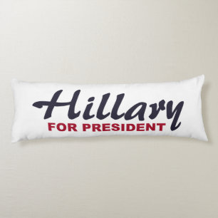 Coussins Longs Hillary Clinton pour le président