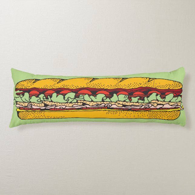 Coussins Longs Hoagie géant (Devant)
