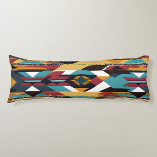 Coussins Longs Hommage Abstrait amérindien 02