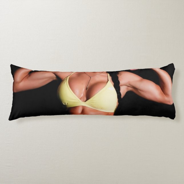 Coussins Longs Hot Fitness Girl (Devant)