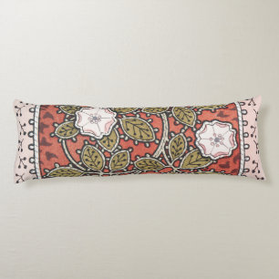 Coussins Longs Illustration d'art de rose sauvage Fleur Vintage