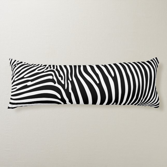 Coussins Longs Imprimé animalier zèbre (Devant)