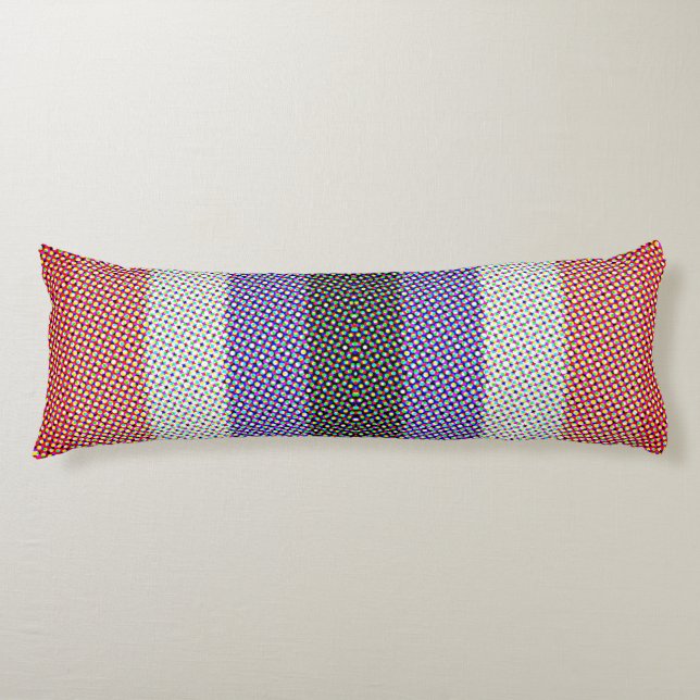 Coussins Longs Indicateur de fierté cupioromantique Abstraite (Devant)