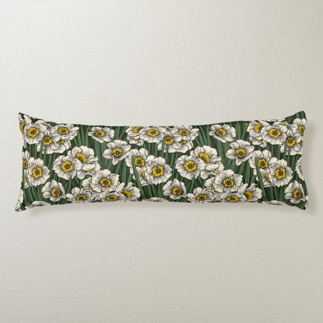 Coussins Longs Jardin de la jonquille (Devant)
