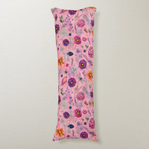 Coussins Longs Jardin Florissant Fantaisiste