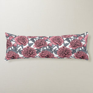 Coussins Longs Jardin rose