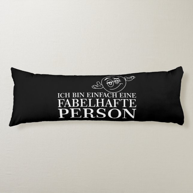 Coussins Longs Je suis simplement une personne fabuleuse ! (Devant)