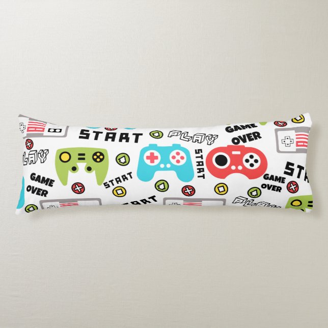 Coussins Longs Jeu vidéo Retro (Devant)