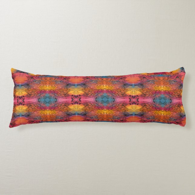 Coussins Longs Joli Art Floral (Devant)