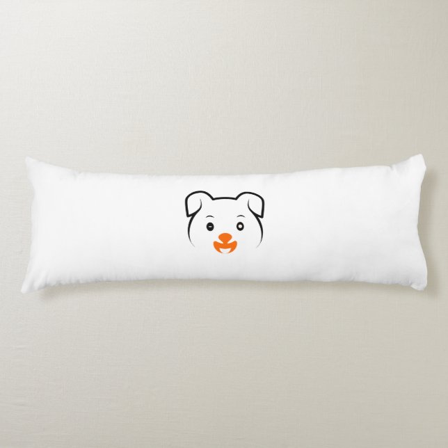 Coussins Longs Joli chiot (Devant)