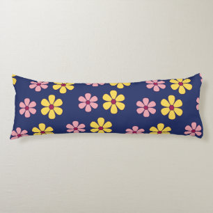 Coussins Longs Joli motif de grandes fleurs