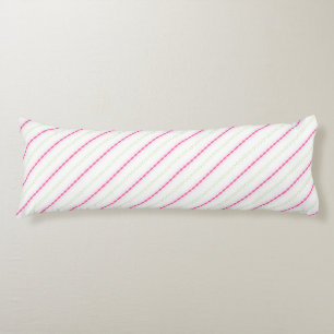 Coussins Longs Joli Oreiller De Corps Rose Et Vert