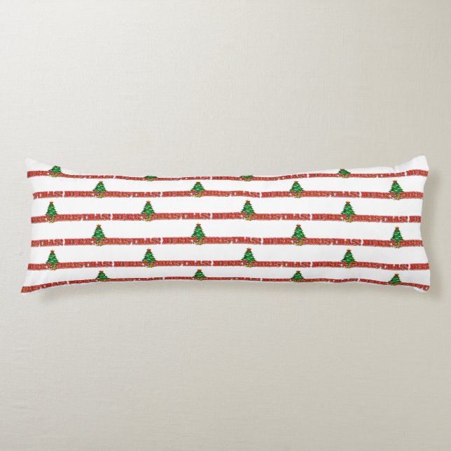 Coussins Longs Joyeux Décor de Noël (Devant)